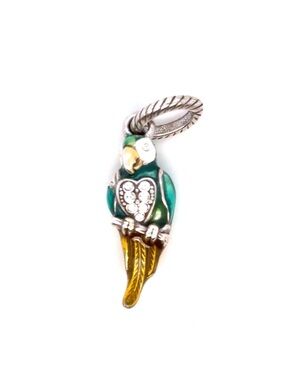 Brighton Enamel Parrot Charm
